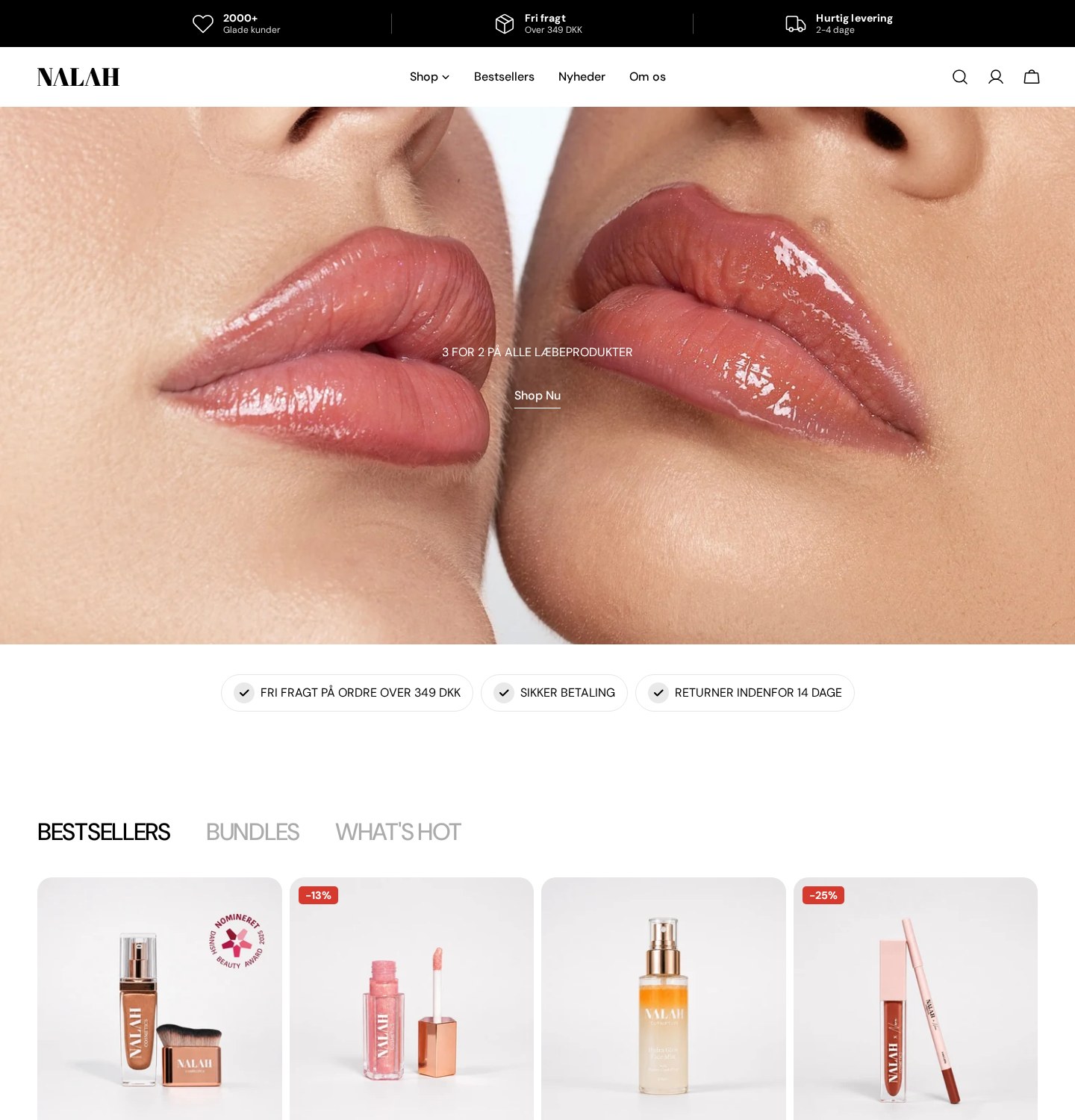 Nalah Cosmetics – tidligere arbejde